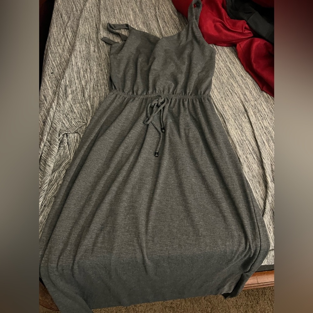 GRAY CAMI DRESS (SMALL - MEDIUM)
